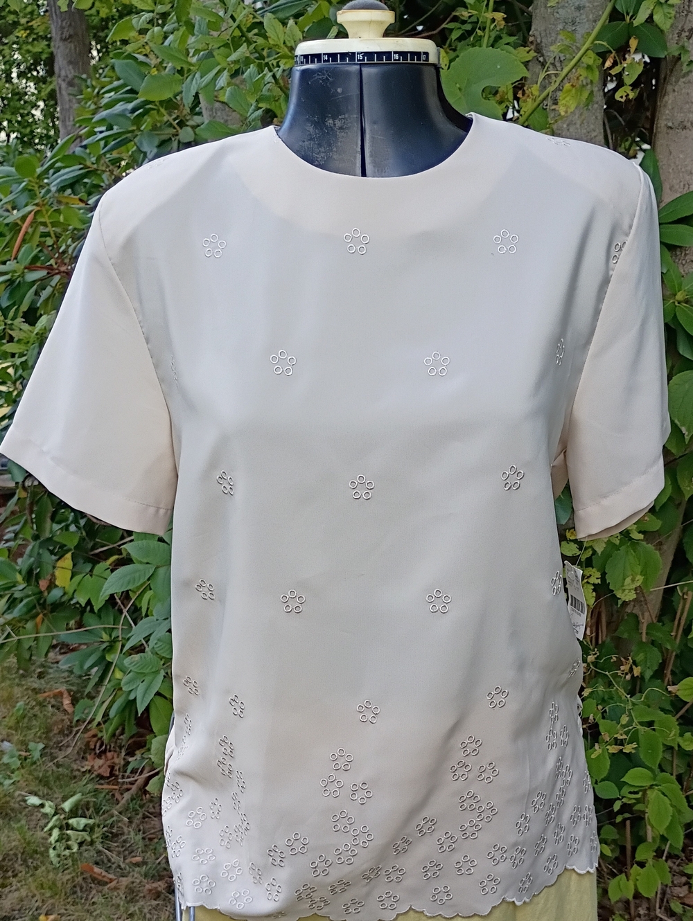 Pullover Short Sleeve Blouse